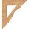 Ekena Millwork Balboa Traditional Smooth Bracket, Western Red Cedar, 5 1/2"W x 28"D x 32"H BKT06X28X32BOA01SWR - alternate 4